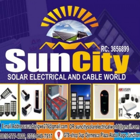 SUNCITY SOLAR ELECTRICAL AND CABLE WORLD