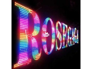 Digital club panel pixel light and led signage