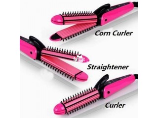 Hair straightener 3in1