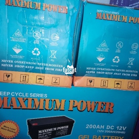 Classified Ads In Nigeria, Best Post Free Ads - maximum-power-200ah-deep-cycle-battery-12v-big-1