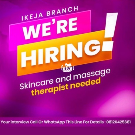 Classified Ads In Nigeria, Best Post Free Ads - skincare-and-massage-therapists-needed-in-ikeja-big-0