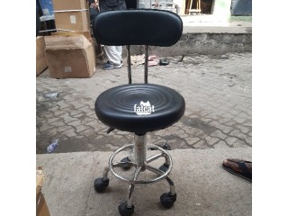 Doctor stool with backrest