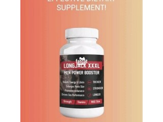 Longjack xxxl for men sexual booster 60 capsules