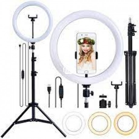 Classified Ads In Nigeria, Best Post Free Ads - 12-inches-ring-light-with-tripod-stand-and-phone-holder-big-0