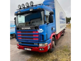 Scania 114 Double -Cabin Container Truck.