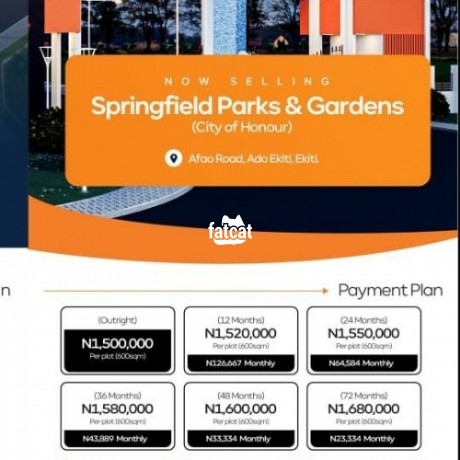 Classified Ads In Nigeria, Best Post Free Ads - plots-of-land-at-springfield-parks-and-garden-estate-ado-ekiti-for-sale-big-4