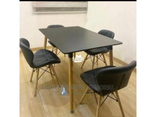 Unique 4 seaters modern dining/multi purpose table stand.