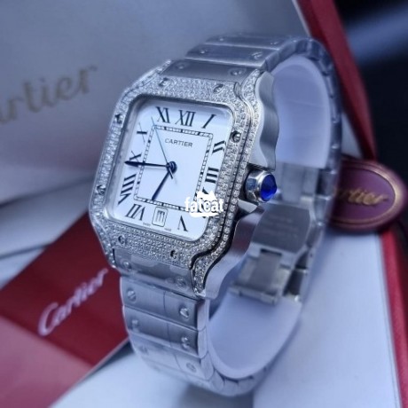 Classified Ads In Nigeria, Best Post Free Ads - cartier-santos-automatic-watch-big-2