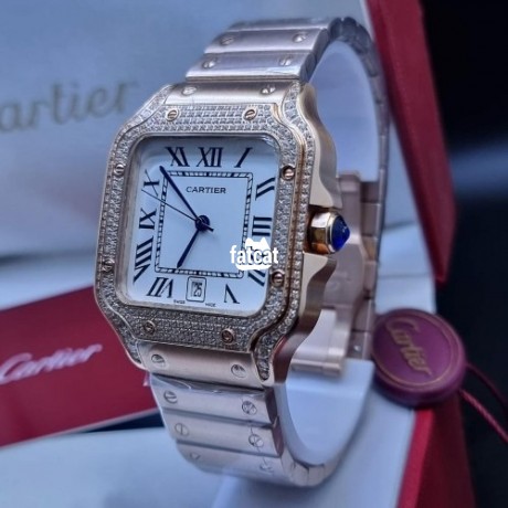 Classified Ads In Nigeria, Best Post Free Ads - cartier-santos-automatic-watch-big-1