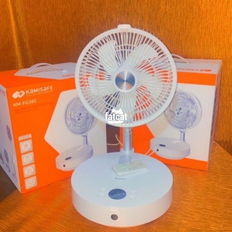 Classified Ads In Nigeria, Best Post Free Ads - kamisafe-telescopic-rechargeable-fan-km-f0380-big-0