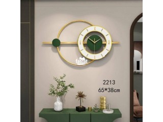Green And Gold Luxury clock