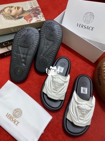 Versace sale palm slippers