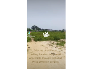 20 acres of land , now selling at 500sqm per plot