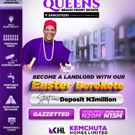 Classified Ads In Nigeria, Best Post Free Ads - queen-ocean-view-estate-sangotedo-big-0
