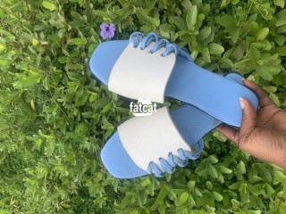 Blue Classy and comfortable female slippers