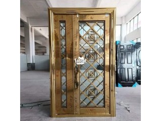 Golden glass security 4ft door