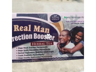Real Man Erection  Booster Tea: The Ultimate Man Treatment for Erectile Dysfunction