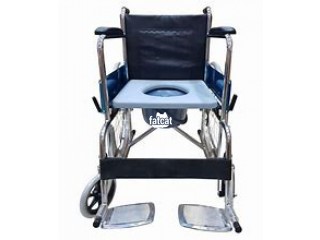 Manual Commode Wheelchair Without Back Rest