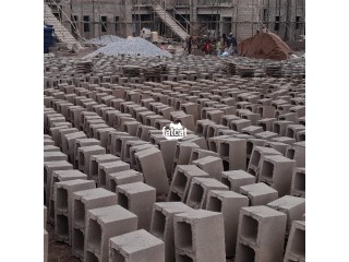 Concrete blocks Moulding on the site at a cheaper rate.