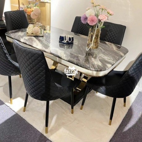 Classified Ads In Nigeria, Best Post Free Ads - high-quality-modern-marble-dining-table-set-big-2