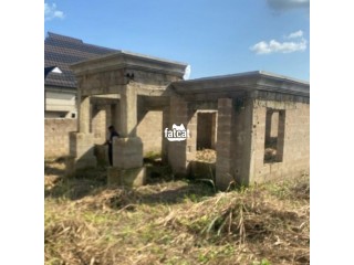 Uncompleted four bedroom bungalow
