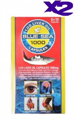 Classified Ads In Nigeria, Best Post Free Ads - blue-sea-cod-liver-oil-1000mg-2packs-of-30capsules-each-big-0