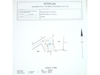 Plot of Land 1300sqm at katampe extension for sale