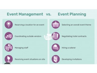 Events planning and organizers