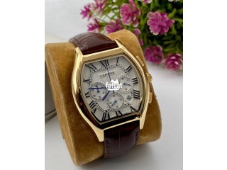 High Quality Cartier Leather Watch