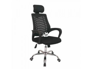 Ergonomic Swivel Office Chair With Headrest