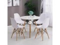 durable-round-dining-table-with-4-sets-of-chair-small-0