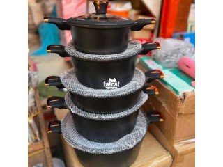5 Sets Luxury Granite Cookware/Pots