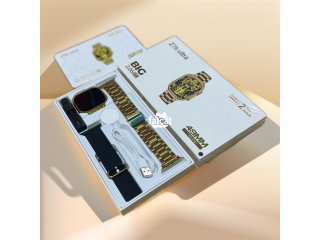 Z76 Ultra Smartwatch Gold Chain + Extra Strap