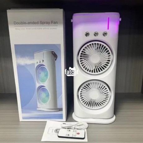 Classified Ads In Nigeria, Best Post Free Ads - double-headed-rechargeable-rotating-spray-air-conditioner-fan-big-0