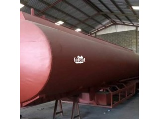 We fabricate 45,000, 50,000, 60,000 liters oil tanker.