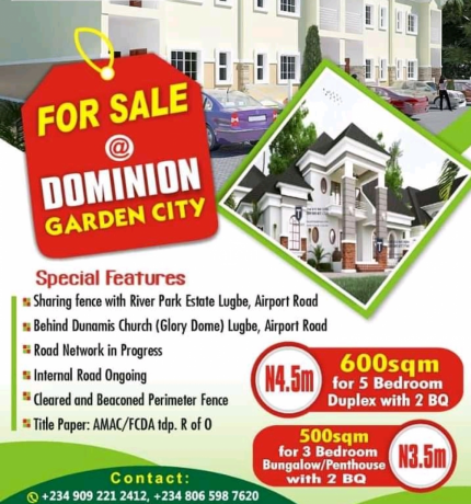 Classified Ads In Nigeria, Best Post Free Ads - highly-affordable-lugbe-abuja-estate-plot-of-land-for-sale-big-0