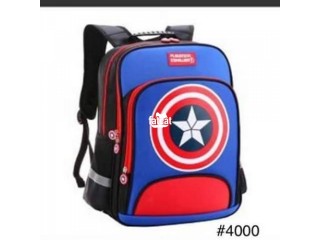 Navy Blue Captain America Bag