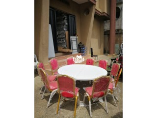 Foldable Round Plastic Table
