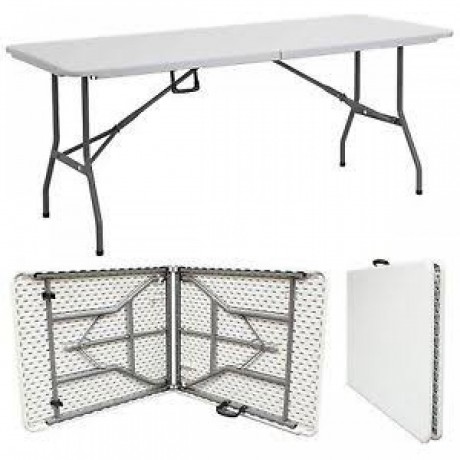 Classified Ads In Nigeria, Best Post Free Ads - rectangular-plastic-folding-table-with-foldable-metal-legs-big-3