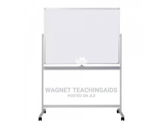 Double sided white Magnetic Board on movable Stand