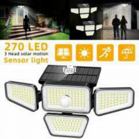 Classified Ads In Nigeria, Best Post Free Ads - solar-security-outdoor-270-led-motion-sensor-lights-big-0