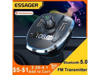 Essenger Bluetooth 5.0 FM transmitter MP3.