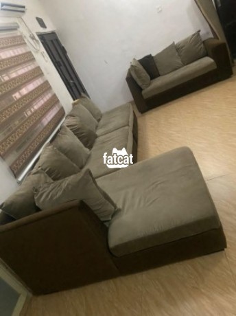 Classified Ads In Nigeria, Best Post Free Ads - top-quality-l-shaped-sofa-with-suede-material-big-1