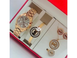 Ladies Luxury Watch and Jewelry Sets