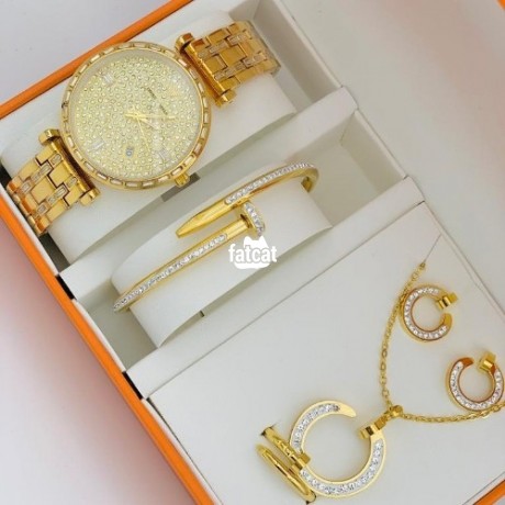 Classified Ads In Nigeria, Best Post Free Ads - ladies-luxury-watch-and-jewelry-sets-big-1