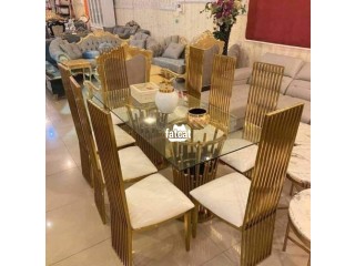 Brand New Iron gold Dining Set