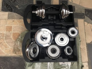 20kg Adjustable Chrome Dumbbell