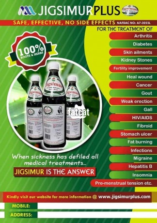 Classified Ads In Nigeria, Best Post Free Ads - 4-big-bottles-of-jigsimur-herbal-drink-big-1