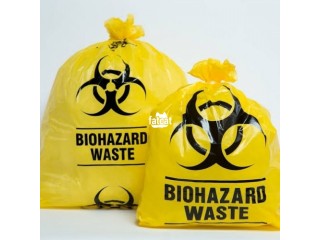 Biohazard waste bags