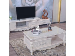 Set of royal TV stand bench